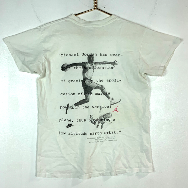 Vintage Nike Michael Jordan Do You Know T-Shirt Medium Single Stitch Made Usa