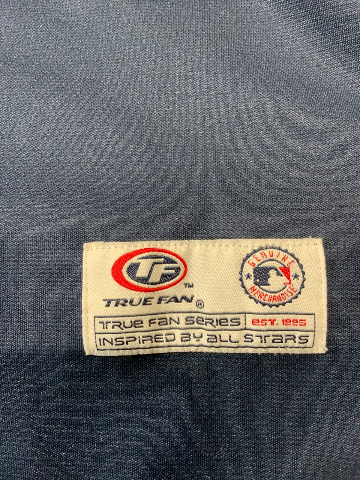 Milwaukee Brewers Jersey Large True Fan Blue Mlb Baseball
