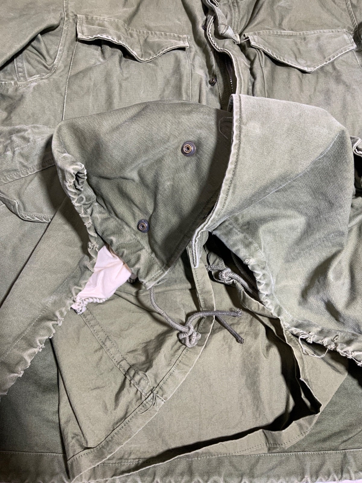 Vintage Us Army Og-107 Jacket Short Small Green Full Zip Vietnam Era 60s 70s