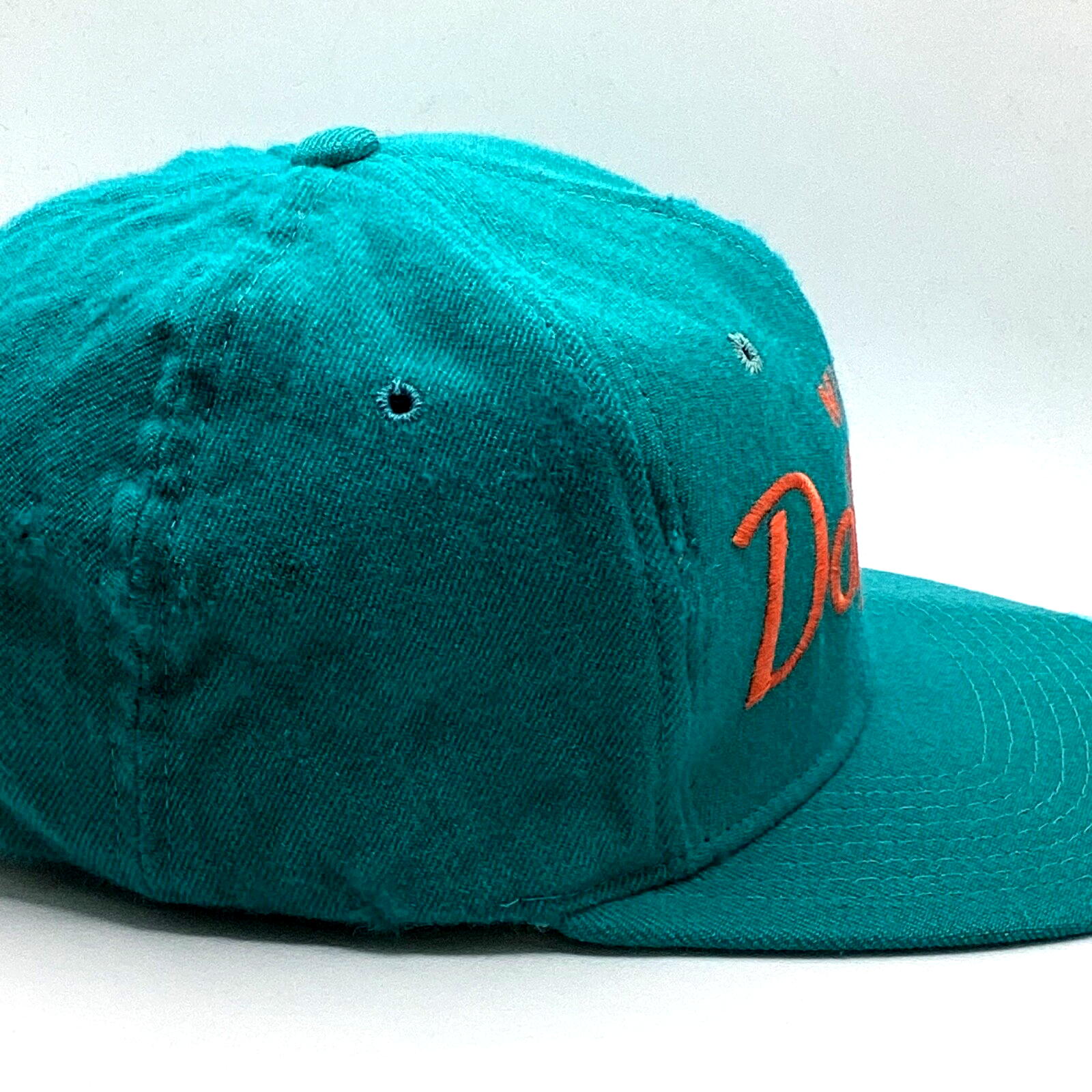 Vintage Miami Dolphins Sports Specialties Script SnapBack Hat Cap Nfl Usa Wool
