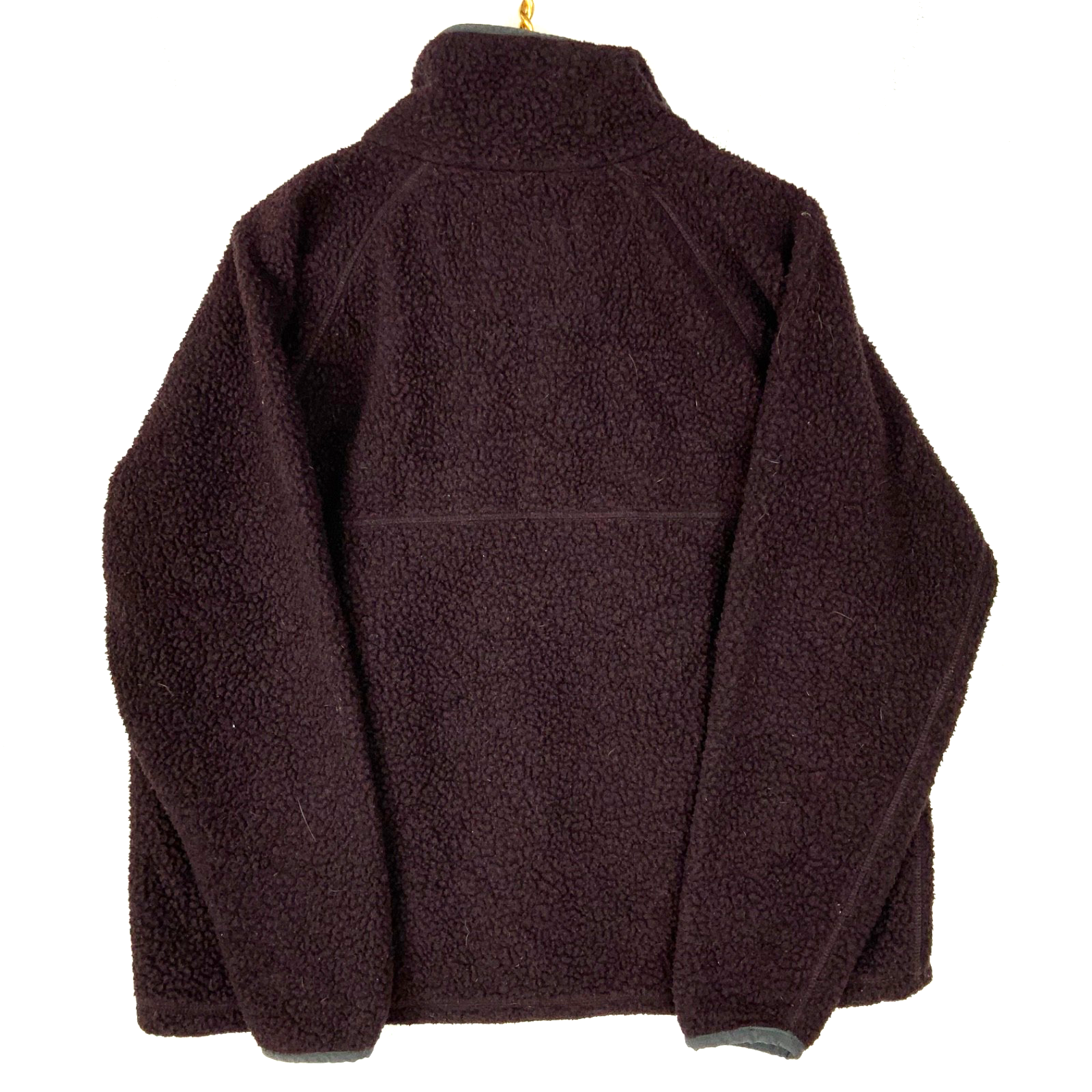 Carhartt Snap Fleece Sweater Jacket Women's XL Purple Full Zip Relaxed Fit