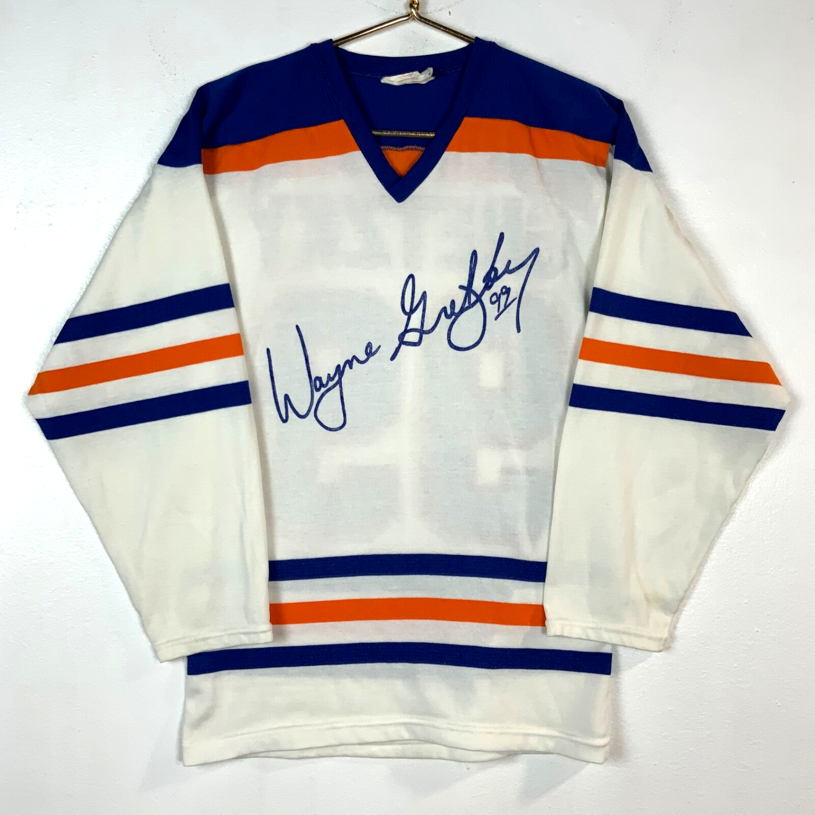 Vintage Edmonton Oilers Jersey Small Wayne Gretzky White Nhl