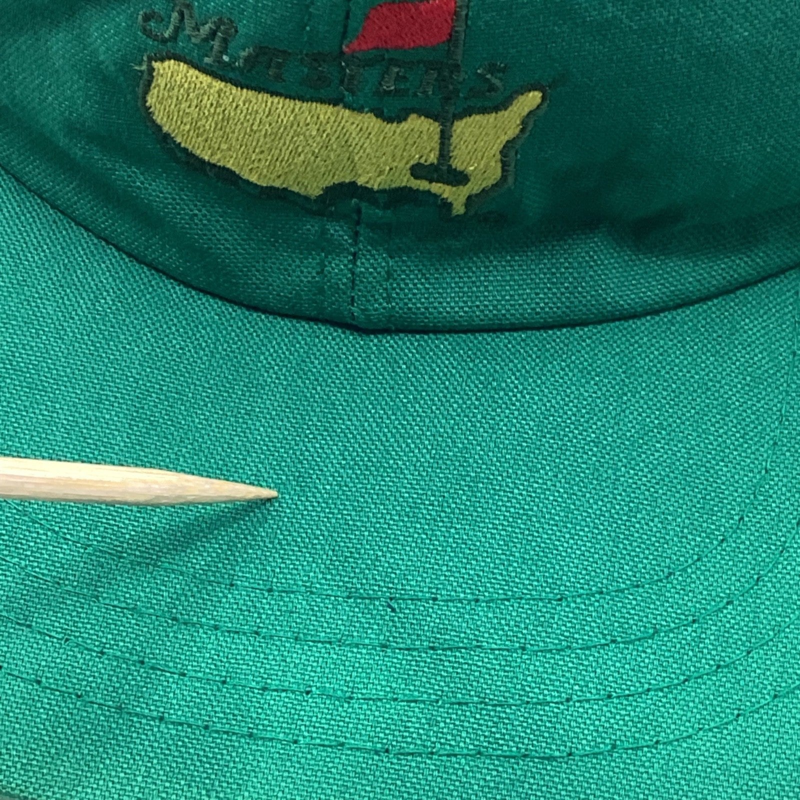 Vintage Masters Green Golf StrapBack Hat Cap Adjustable Made In Usa