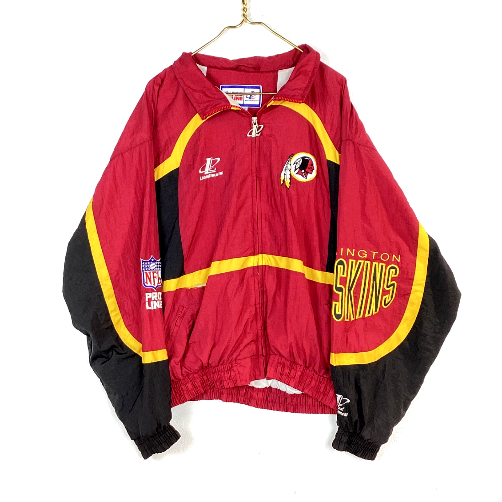 Vintage Washington Redskins Windbreaker Jacket XL Logo Athletic Pro Line Nfl 90s