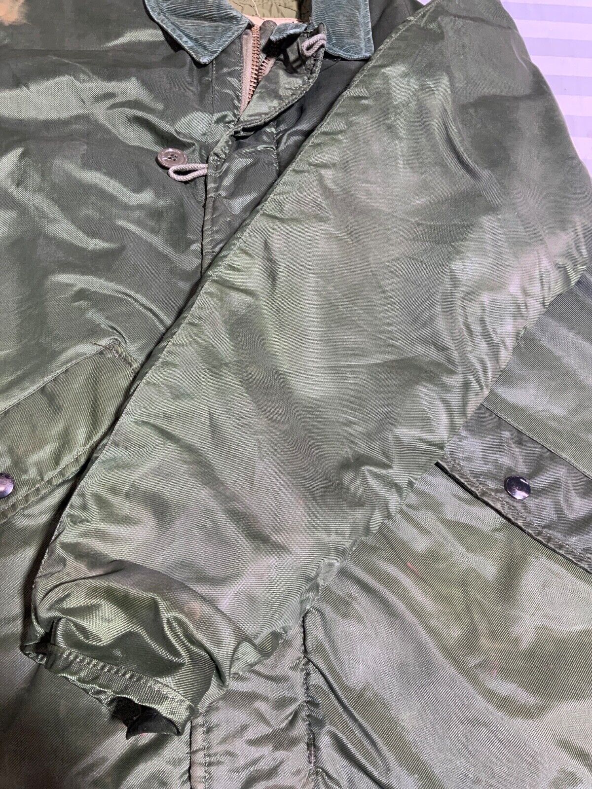 Vintage Alpha Industries U.S. Army Cold Weather Jacket Small 1978 S.A.S.S.
