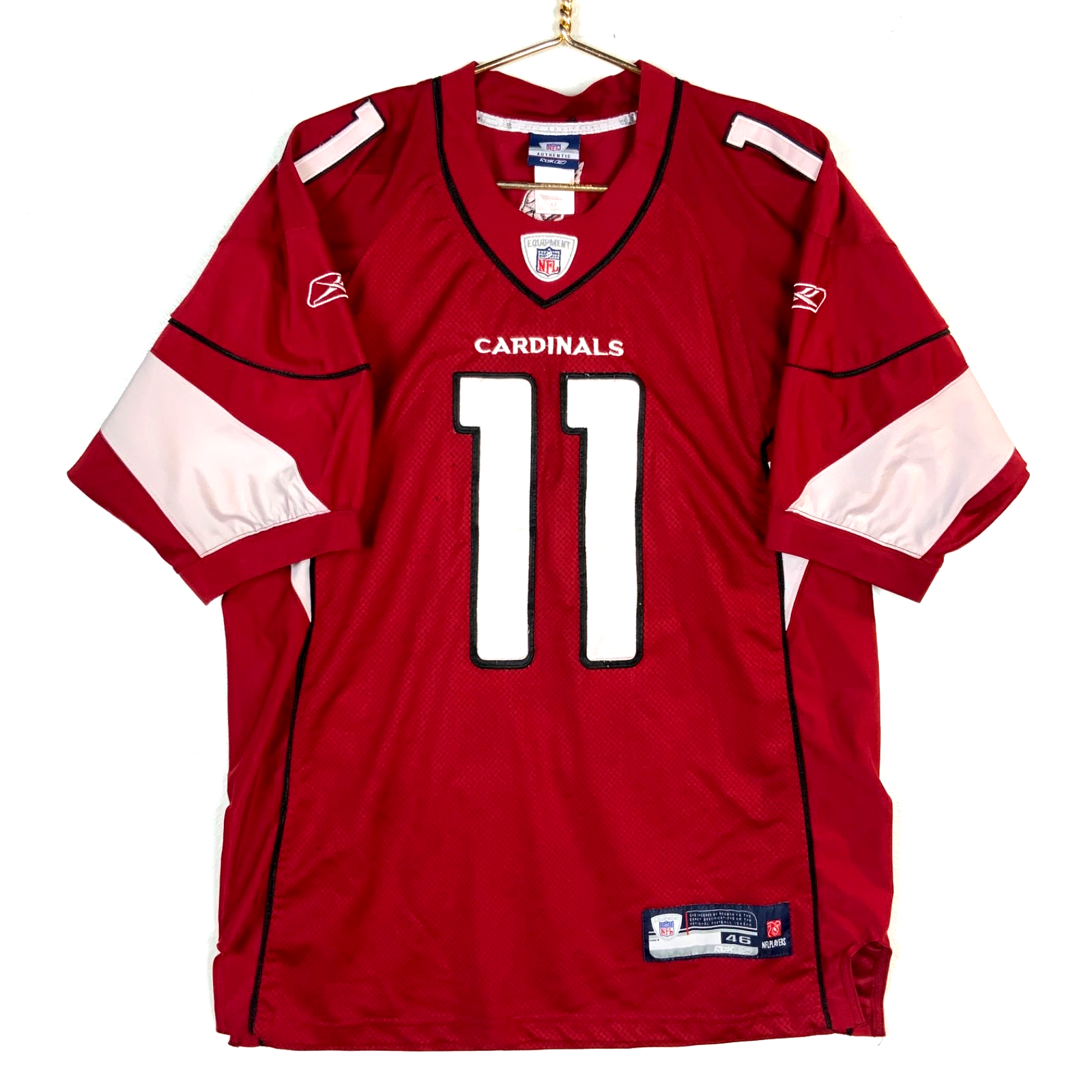 Arizona Cardinals Authentic Jersey Size 48 Reebok Larry Fitzgerald Red Nfl