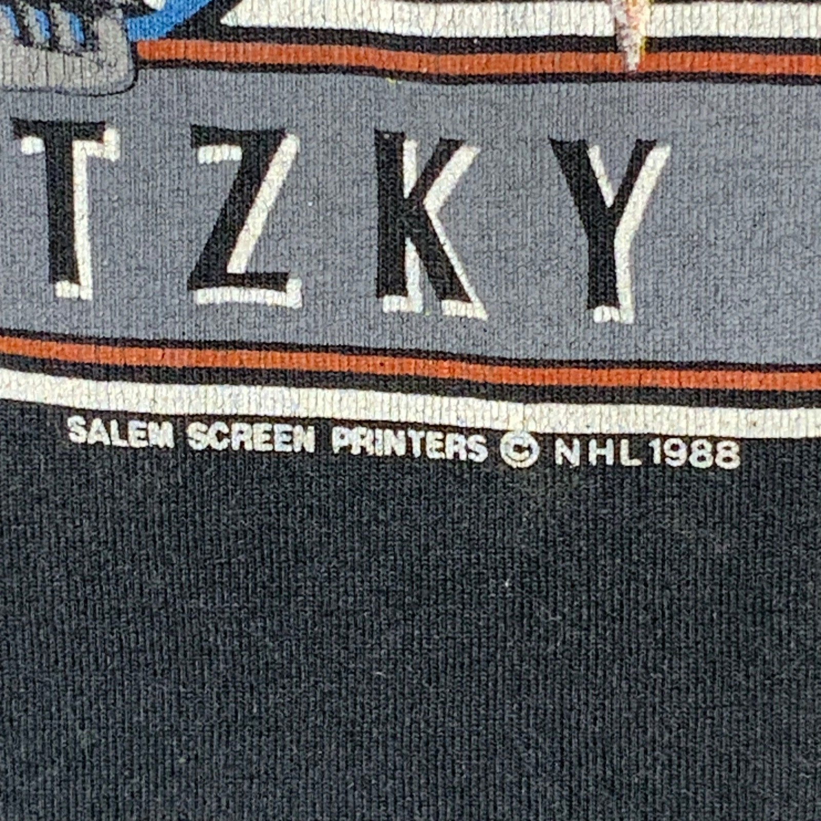 Vintage Los Angeles Kings T-shirt XL Single Stitch Nhl 1988 Wayne Gretzky 80s