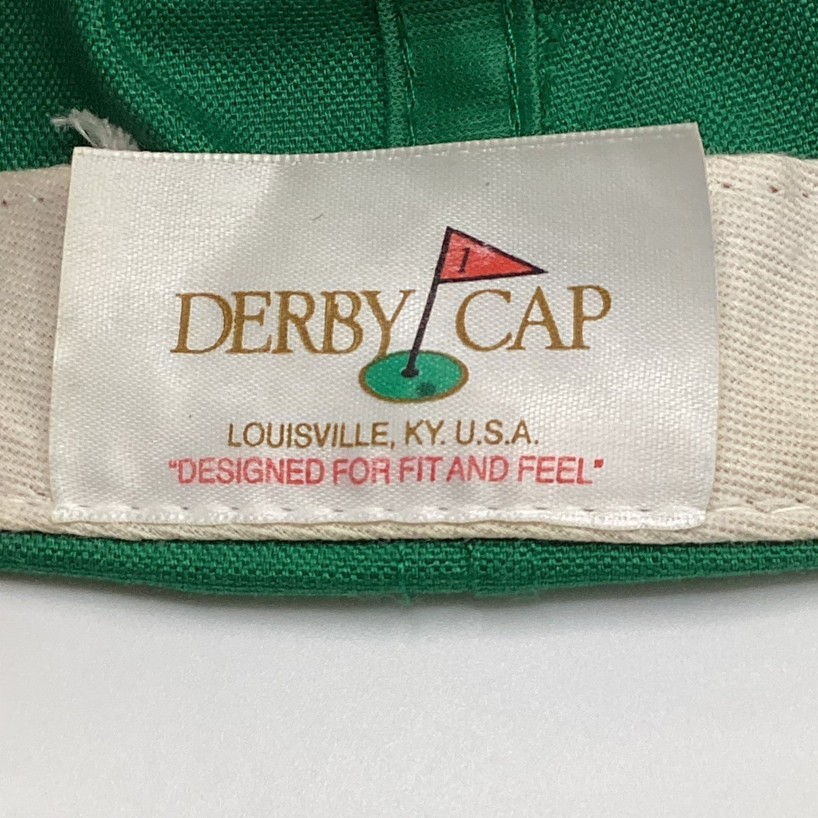 Vintage Masters Green Golf StrapBack Hat Cap Adjustable Made In Usa