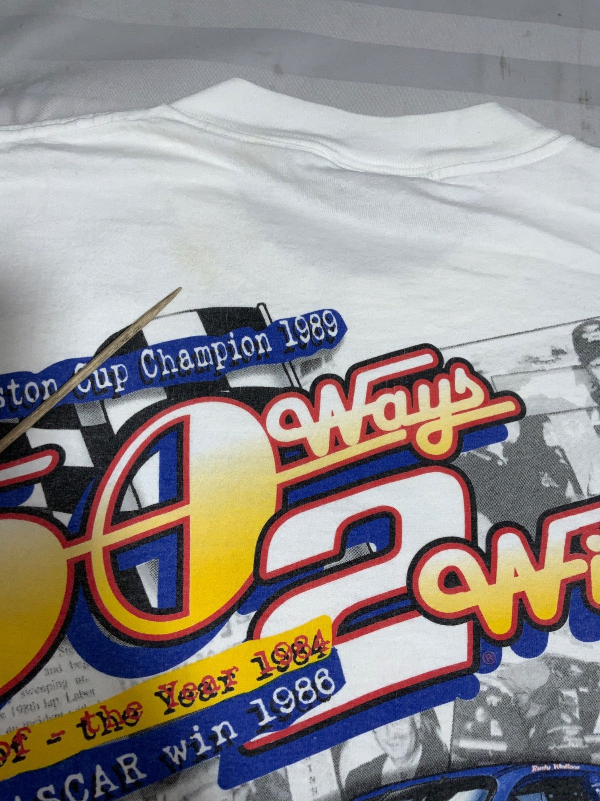 Vintage Nascar Chase T-shirt Medium Double Sided 2000 Rusty Wallace 50th Win