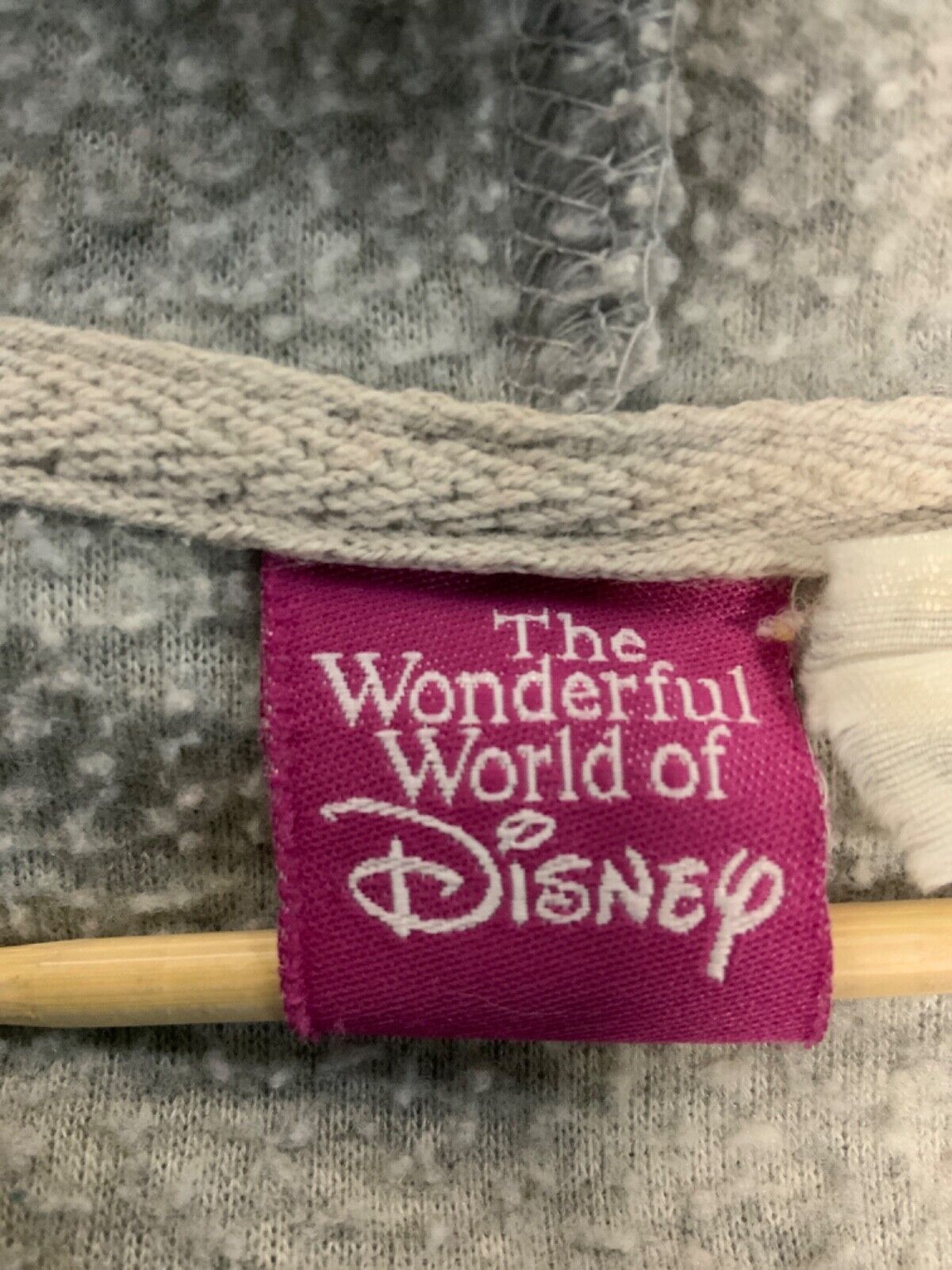 Vintage Disney Grumpy Fleece Sweater Jacket Women’s 3XL Gray 1/4 Zip Hooded