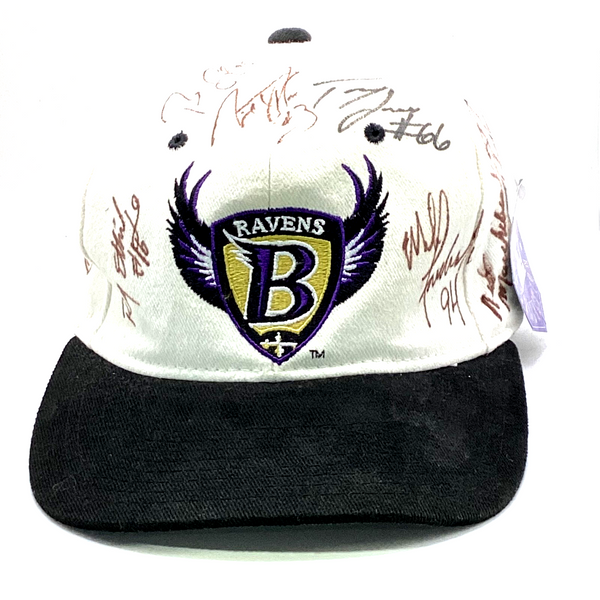 Vintage Starter Baltimore Ravens Autographed SnapBack Hat Cap Adjustable Nfl