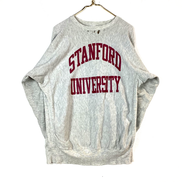 Vintage Stanford Champion Reverse Weave Sweatshirt Size 3XL Gray