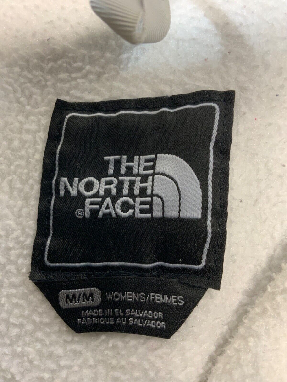 The North Face Denali Fleece Sweater Jacket Women’s Medium White Full Zip