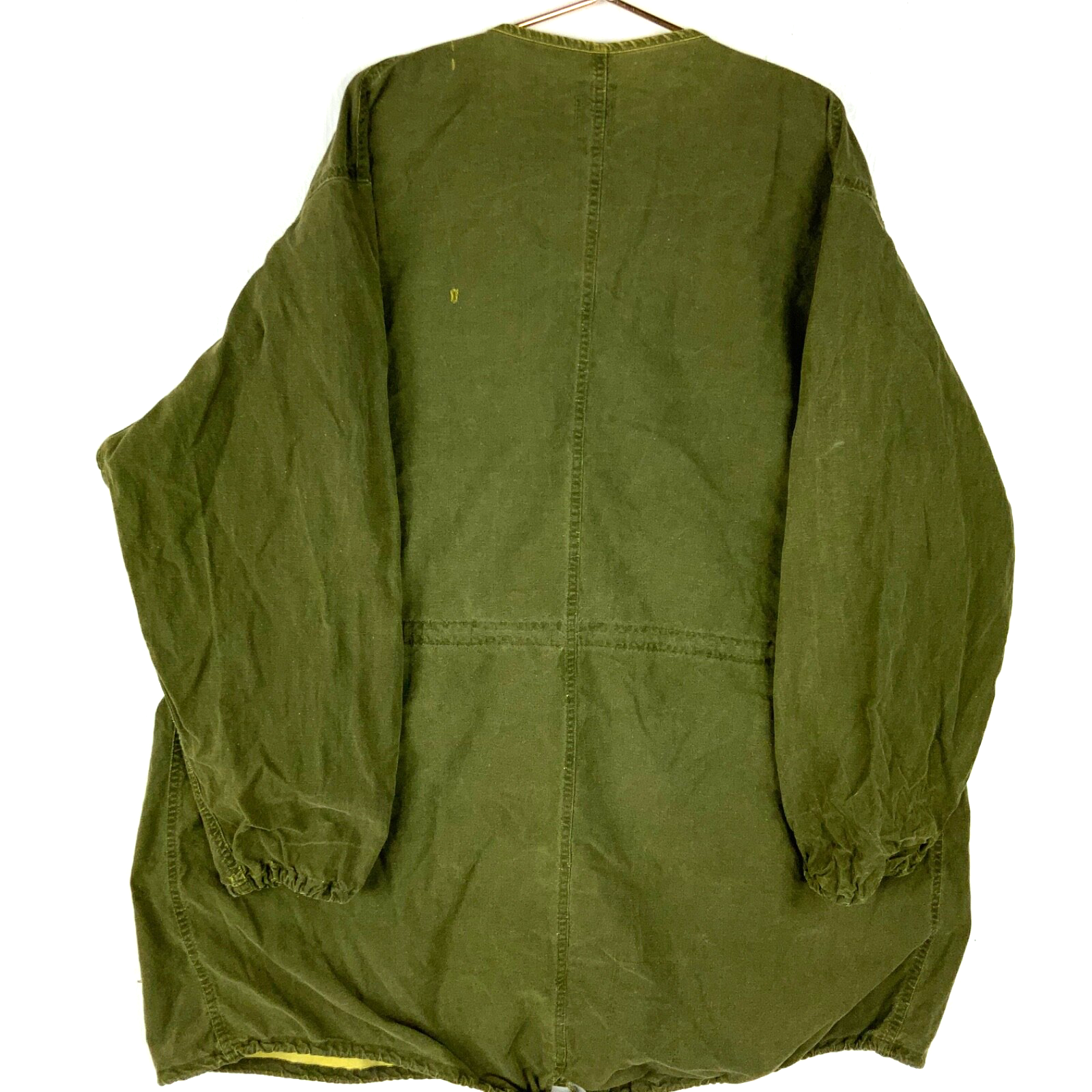 Vintage Us Military Gas Protective Jacket Size 3XL Green Vietnam Era 60s