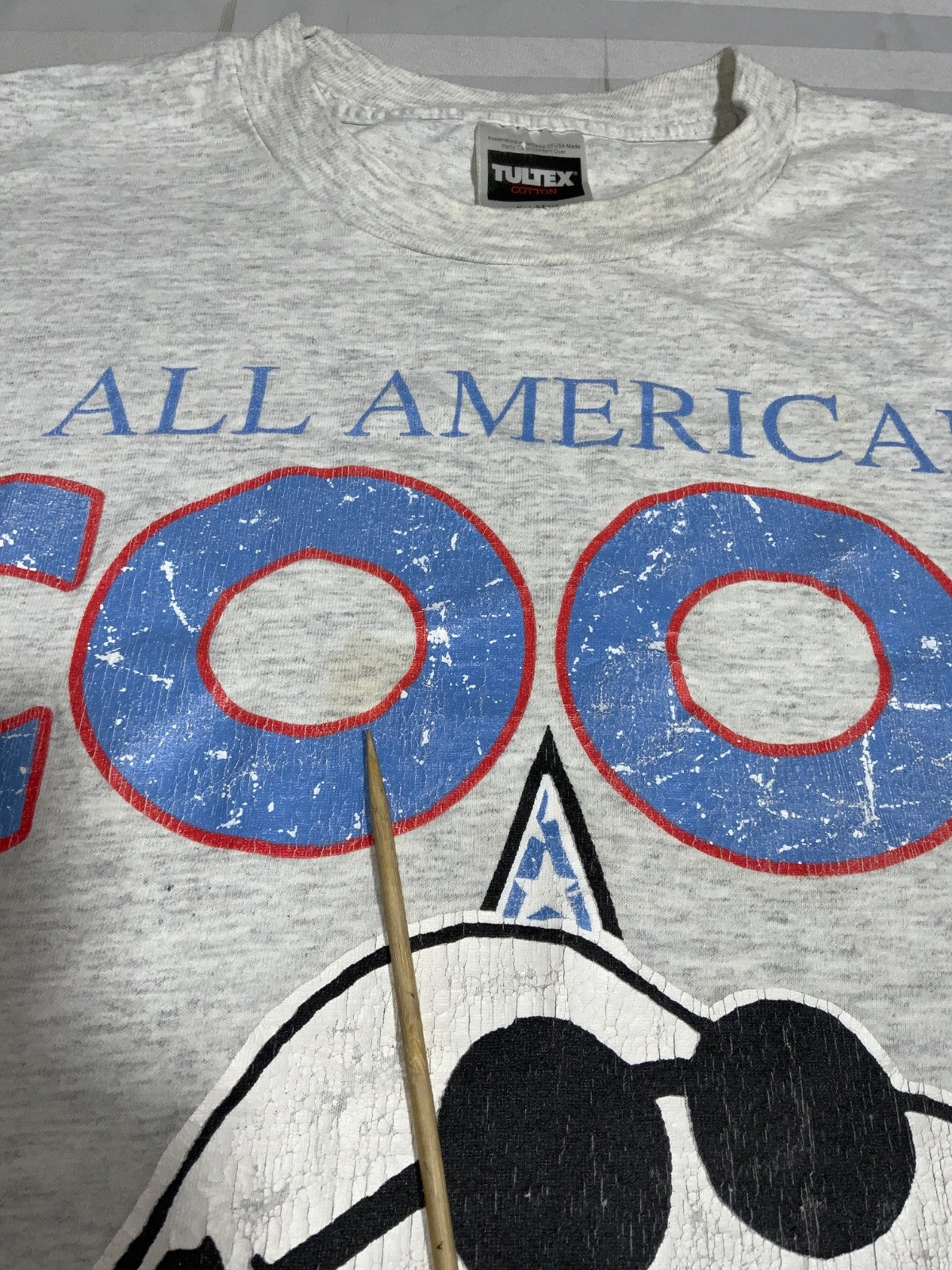 Vintage Snoopy Peanuts T-Shirt XL Single Stitch Cartoon All American Cool 90s