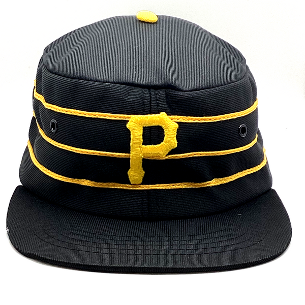 Vintage Pittsburgh Pirates Sports Specialties SnapBack Pillbox Hat 1980's Mlb