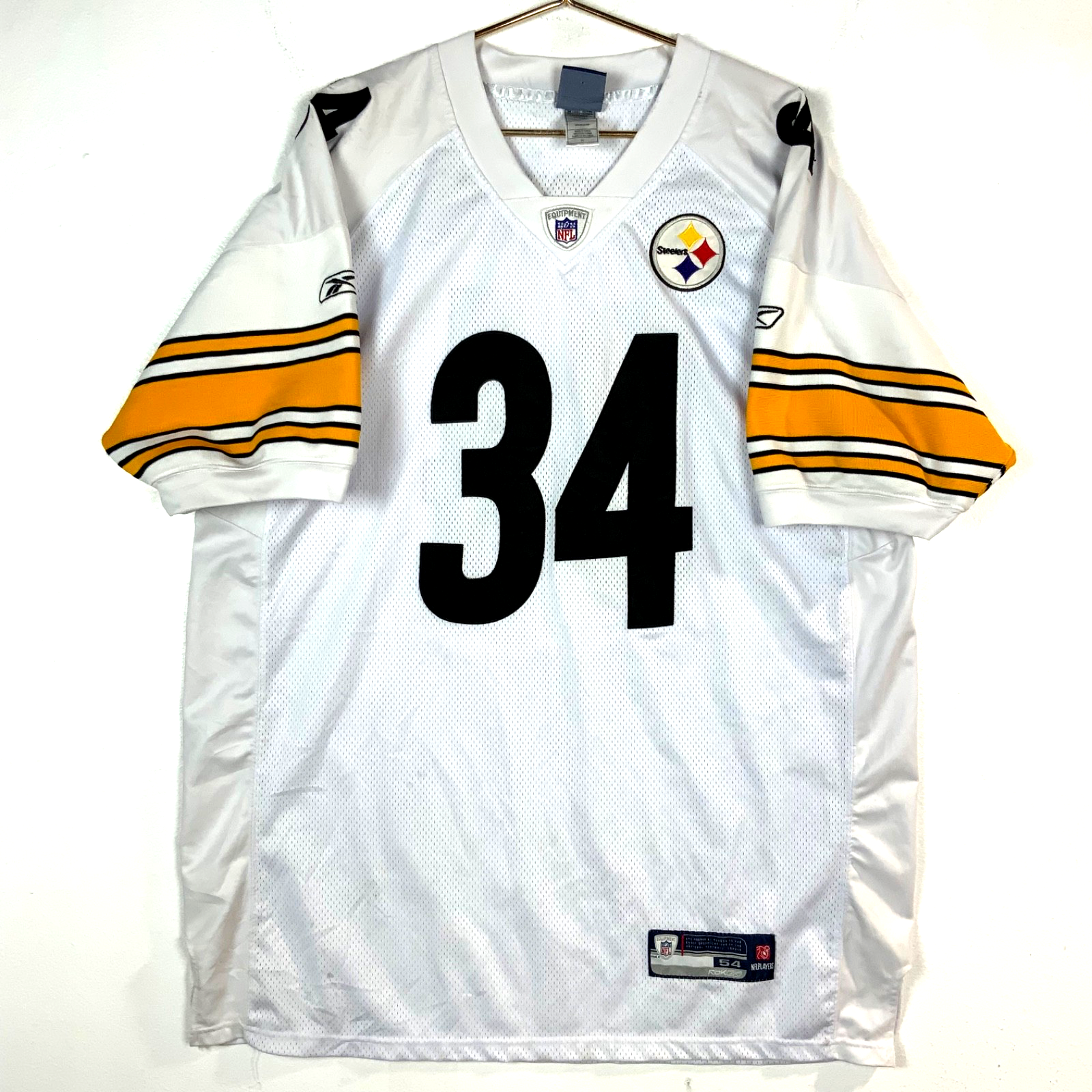 Pittsburgh Steelers Jersey Size 54 Reebok Rashard Mendenhall White Nfl