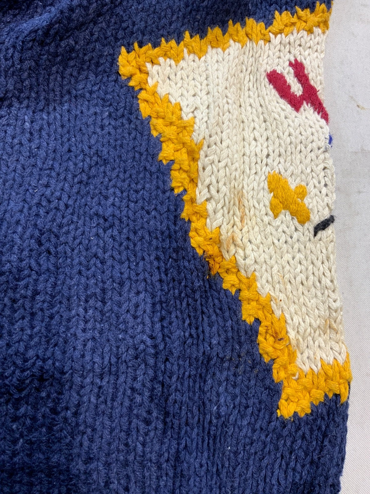 Vintage Croft & Barrow Knit Sweater Women’s XL Blue Cardigan School