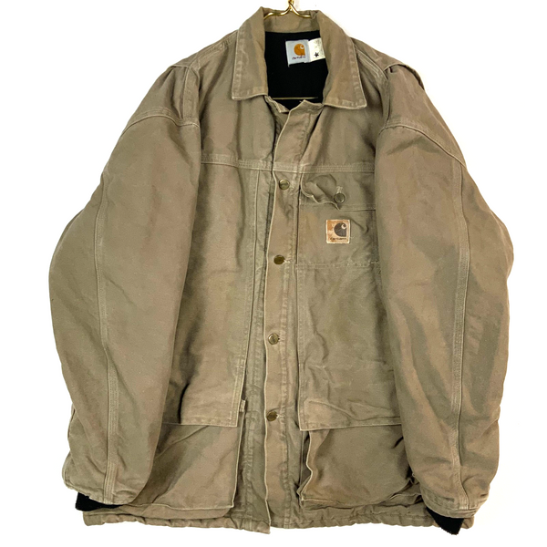 Vintage Carhartt Arctic Chore Jacket Large Button Up Made Usa Work Wear 90s