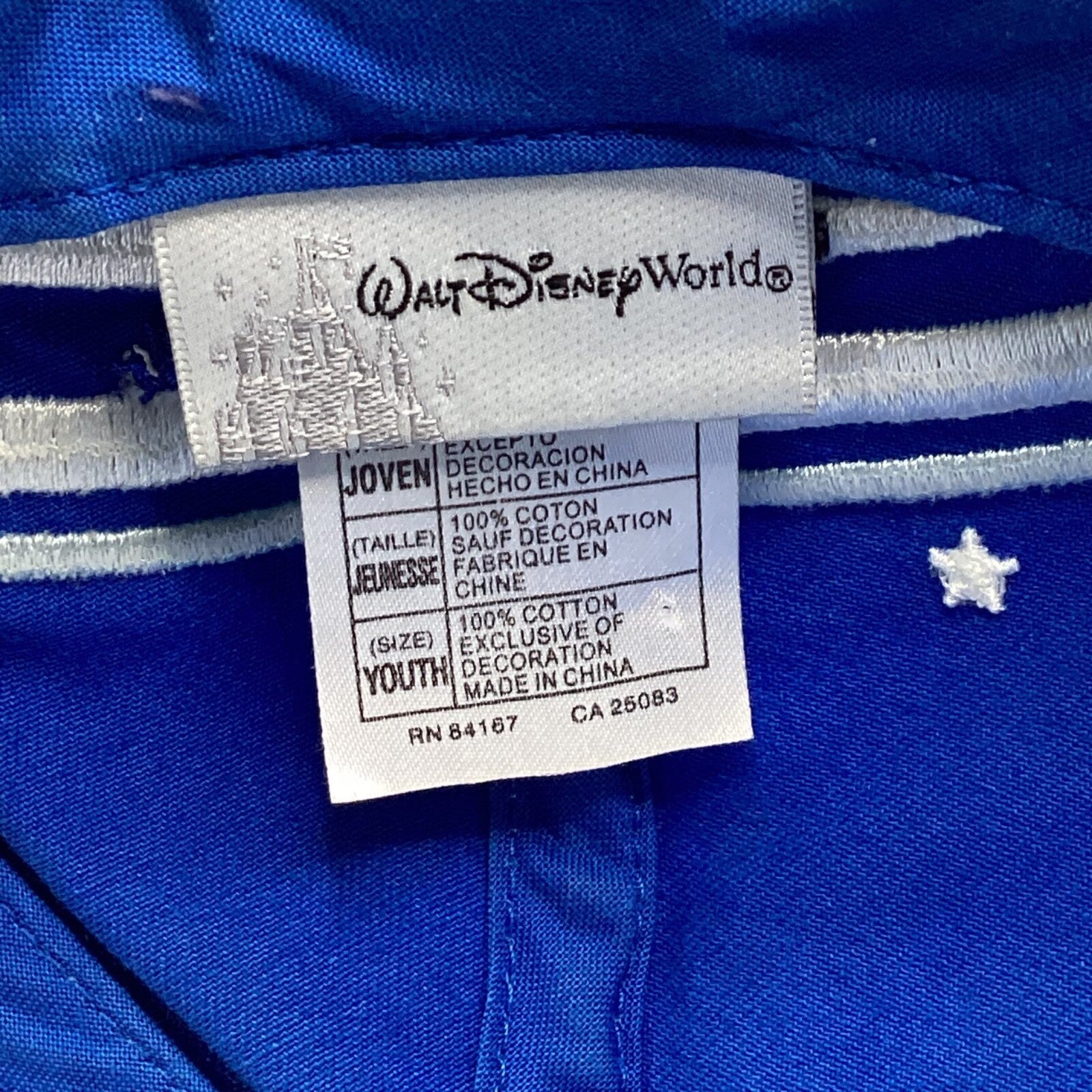 Vintage Disney World Mickey Mouse Sorcerer Strapback Hat Cap Adjustable Youth