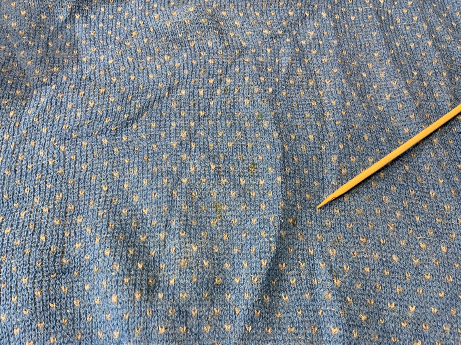 Vintage Alps Wool Knit Sweater Women’s Large Blue Made Usa Pattern 90s