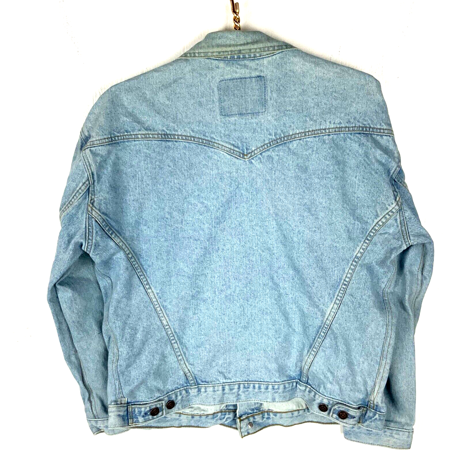 Vintage Levi’s Denim Jean Jacket Large Blue Light Wash 90s
