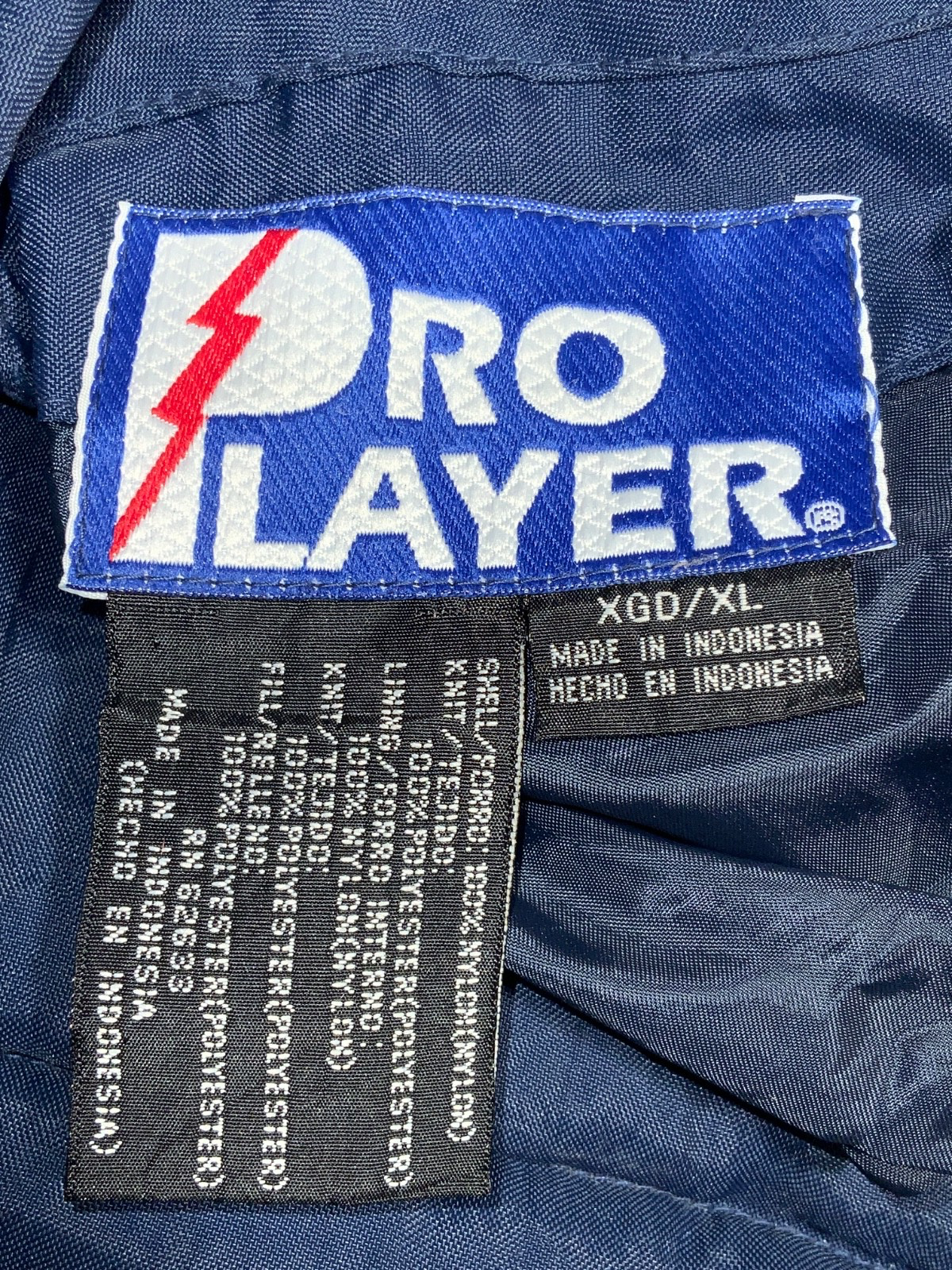 Vintage Dallas Cowboys Pro Player Jacket XL Reversible Puffer Hooded FullZip Nfl