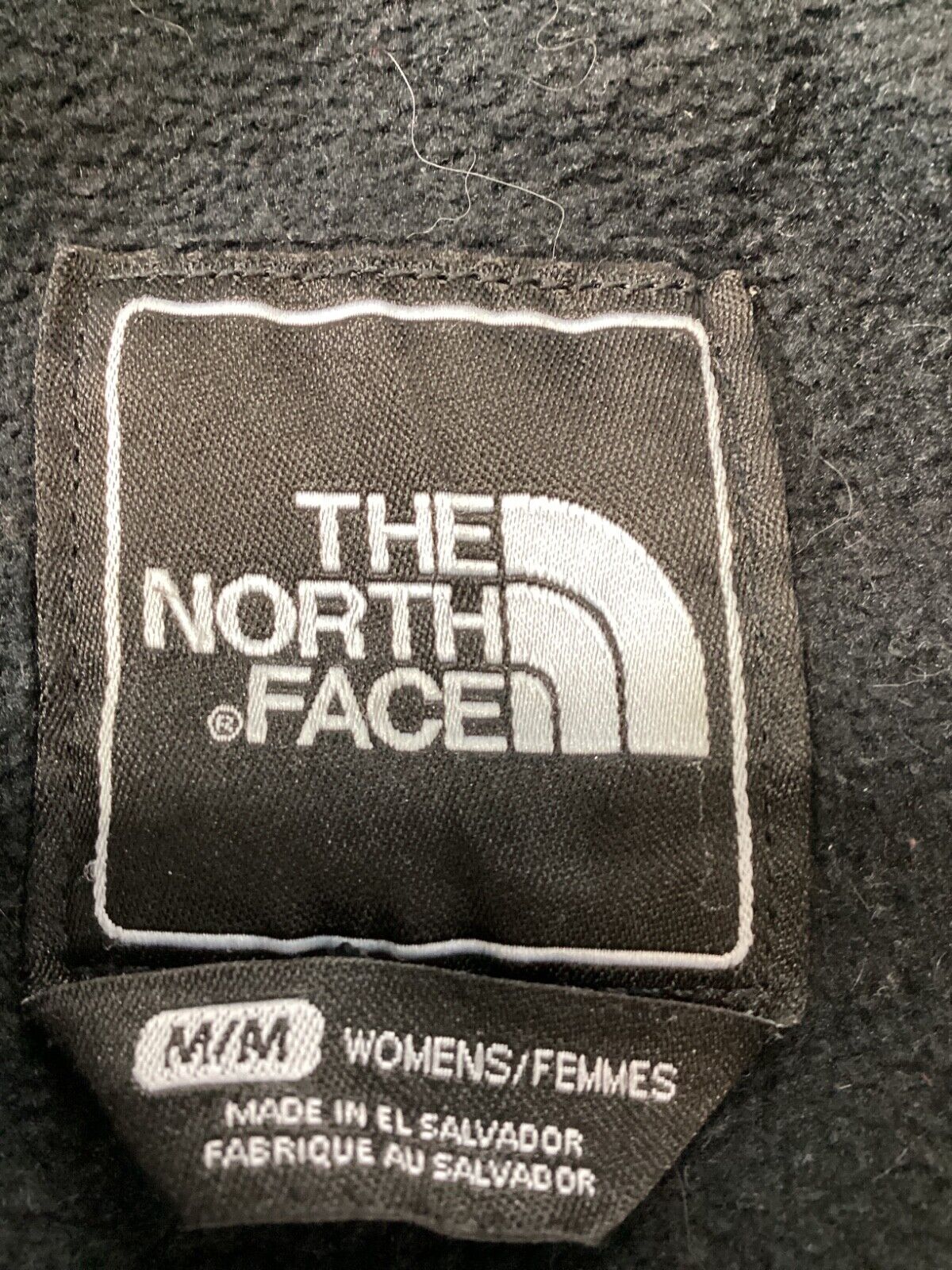 The North Face Denali Fleece Sweater Jacket Womens Size Medium Black Full Zip