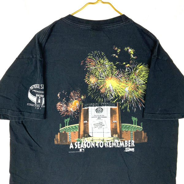 Vintage Baltimore Orioles Salem T-Shirt XL Mlb Memorial Stadiums Last Stand 90s