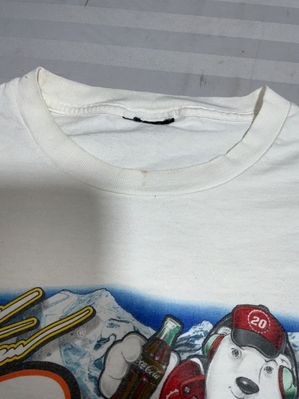Vintage Nascar Coca Cola Crew T-shirt 2XL Home Depot Racing 2001 Tony Stewart