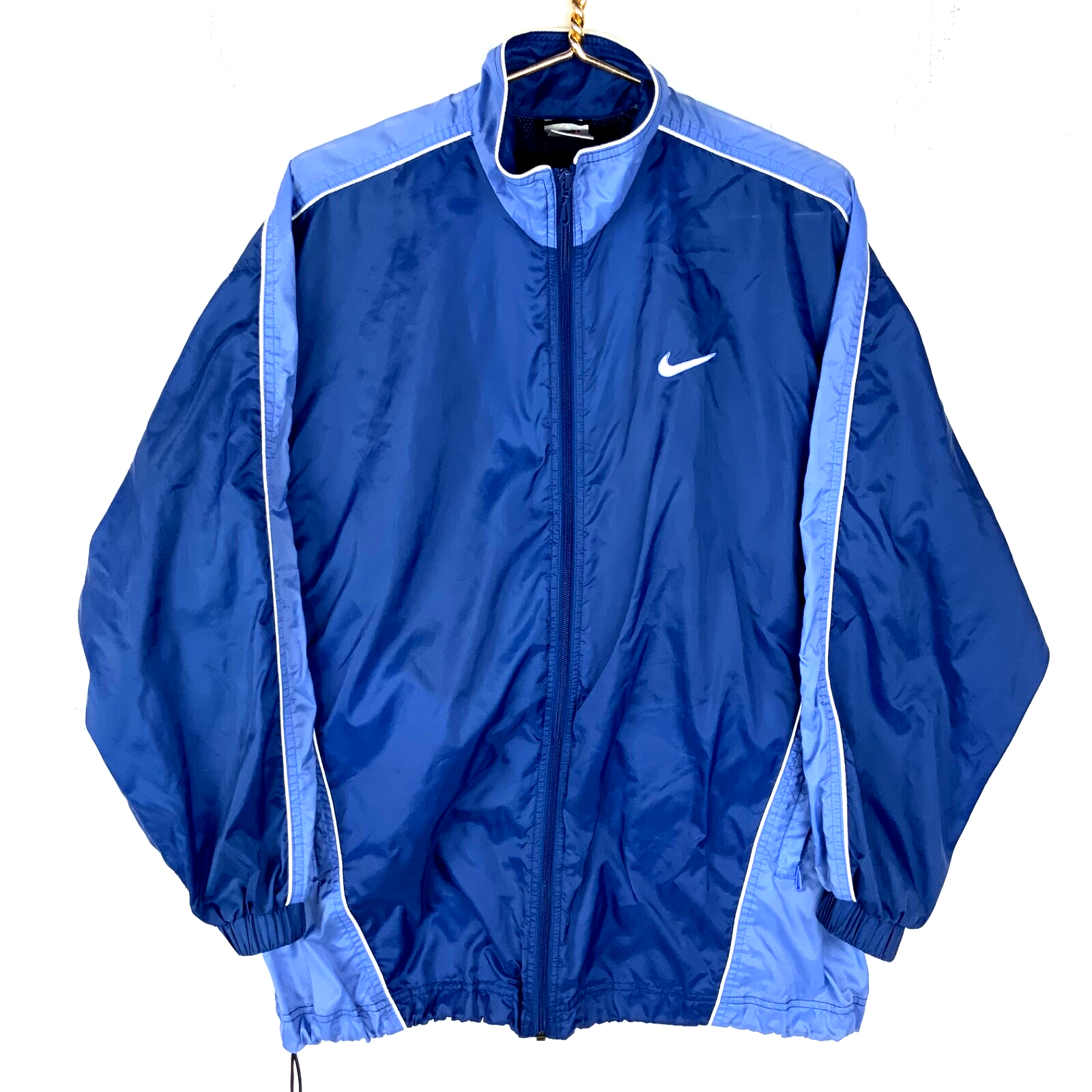 Vintage Nike Windbreaker Jacket Women's Medium Purple Full Zip 90s