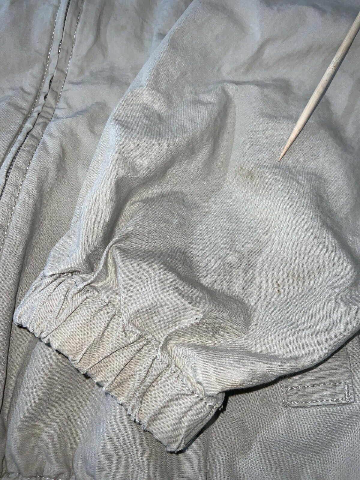 Vintage Tommy Hilfiger Harrington Jacket Medium Beige Full Zip 90s