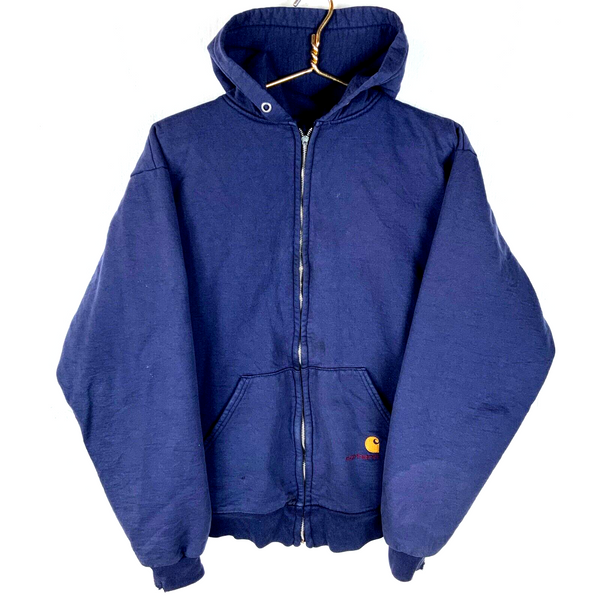 Vintage Carhartt Active Lined Sweatshirt Hoodie Jacket XL Full Zip Workwear