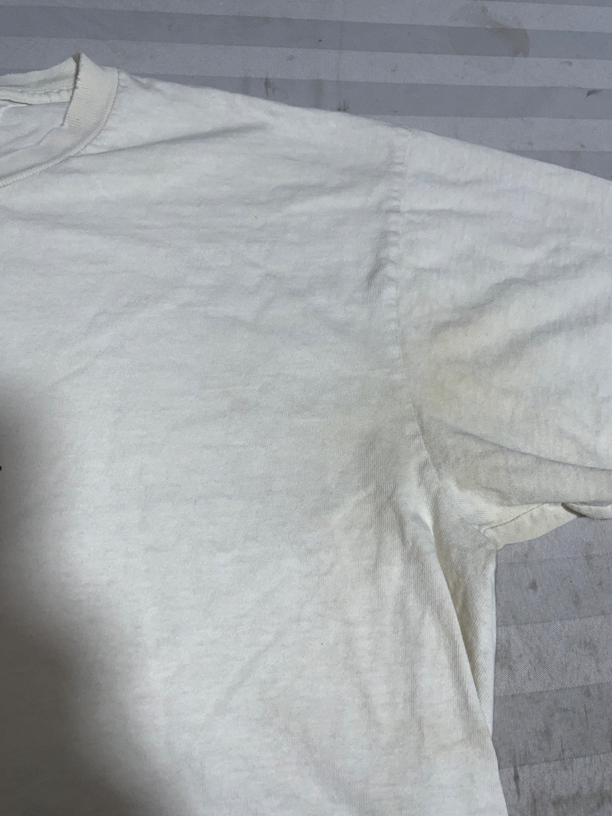 Vintage Kim’s Fable T-Shirt Large White Music Delta Pro Weight