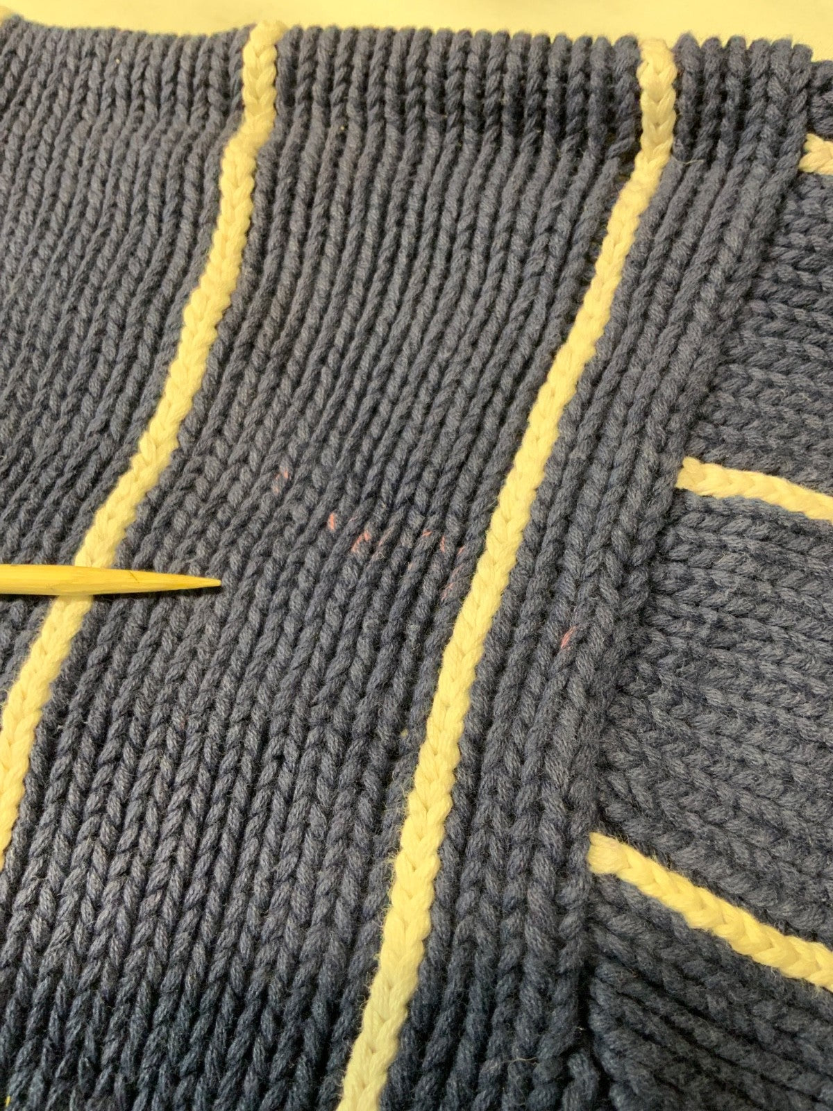 Vintage Polo Ralph Lauren Knit Sweater Large Blue V-neck Striped