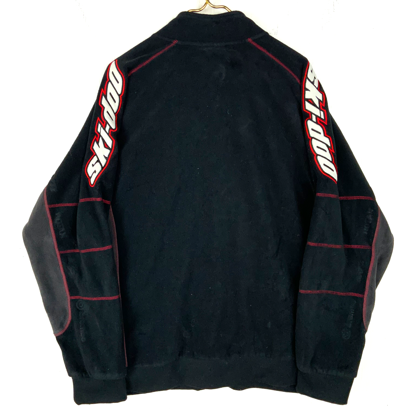 Ski-Doo X Team Fleece Sweater Jacket Size XL Black Full Zip Snowmobile Racing