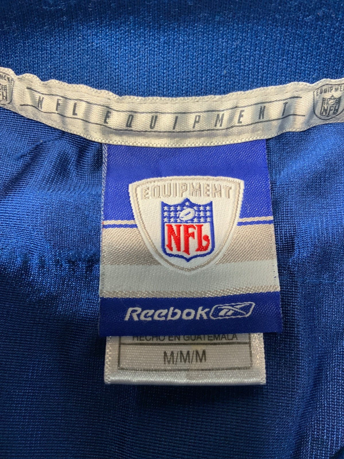 Vintage Indianapolis Colts Jersey Medium Reebok Peyton Manning Blue Nfl