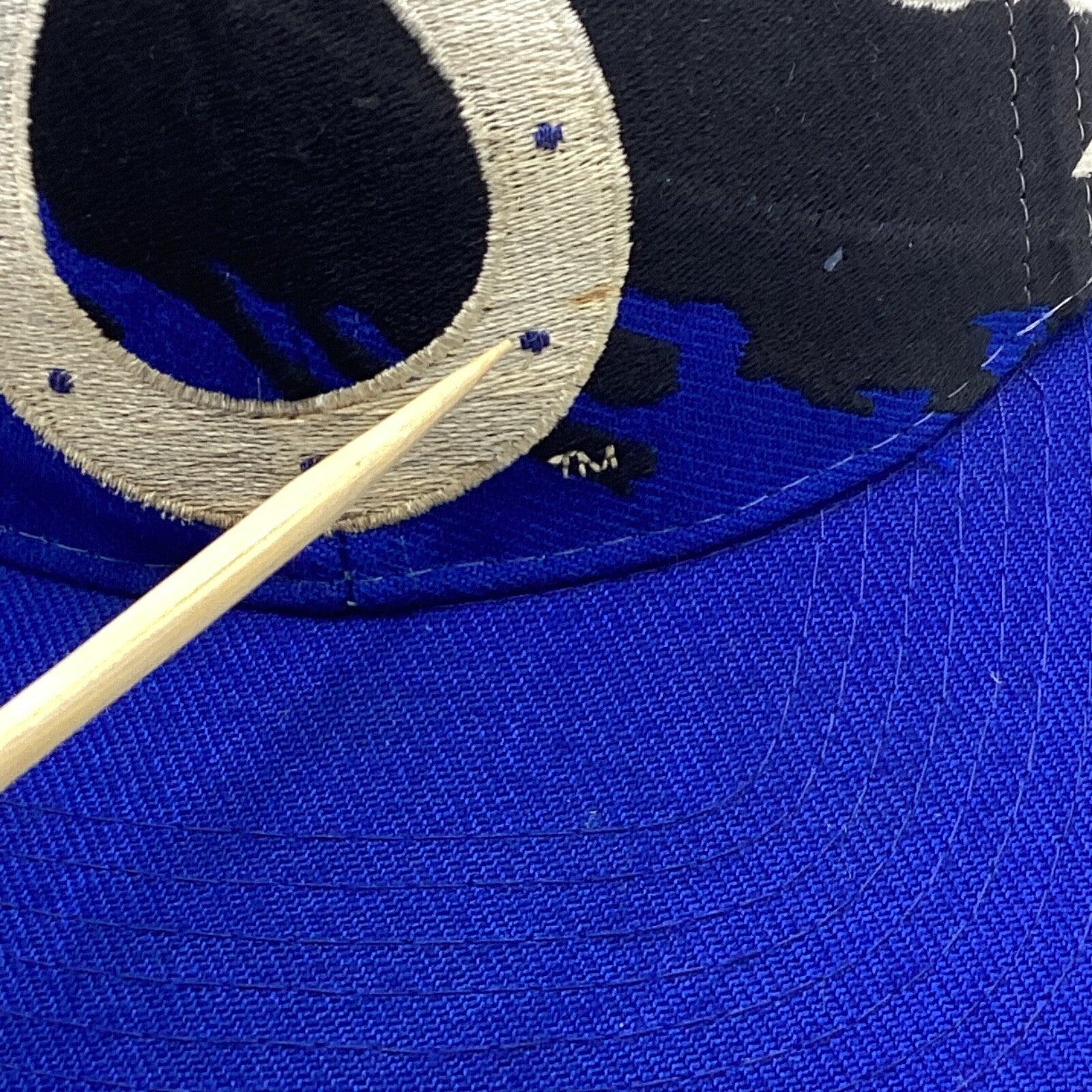 Vintage Indianapolis Colts Logo Athletic Splash Snapback Hat Cap Adjustable Nfl