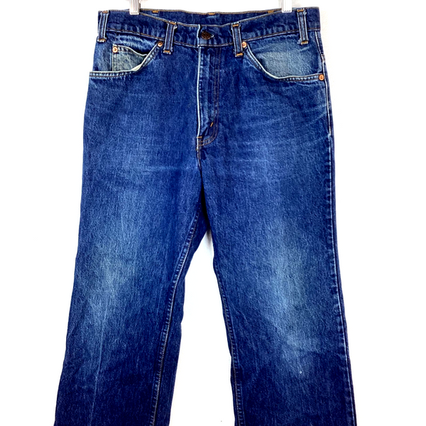 Vintage Levi's Denim Jean Size 31x27 Blue Boot Cut 1970s-80s