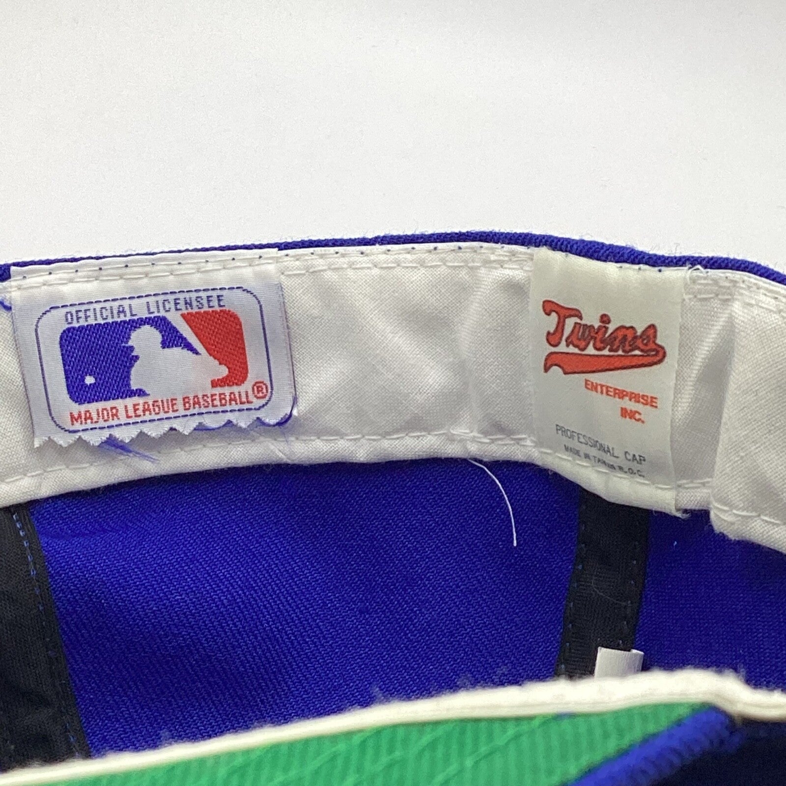 Vintage Los Angeles Dodgers Twins Enterprise Fitted Hat Cap Mlb Wool 7 1/2 90s