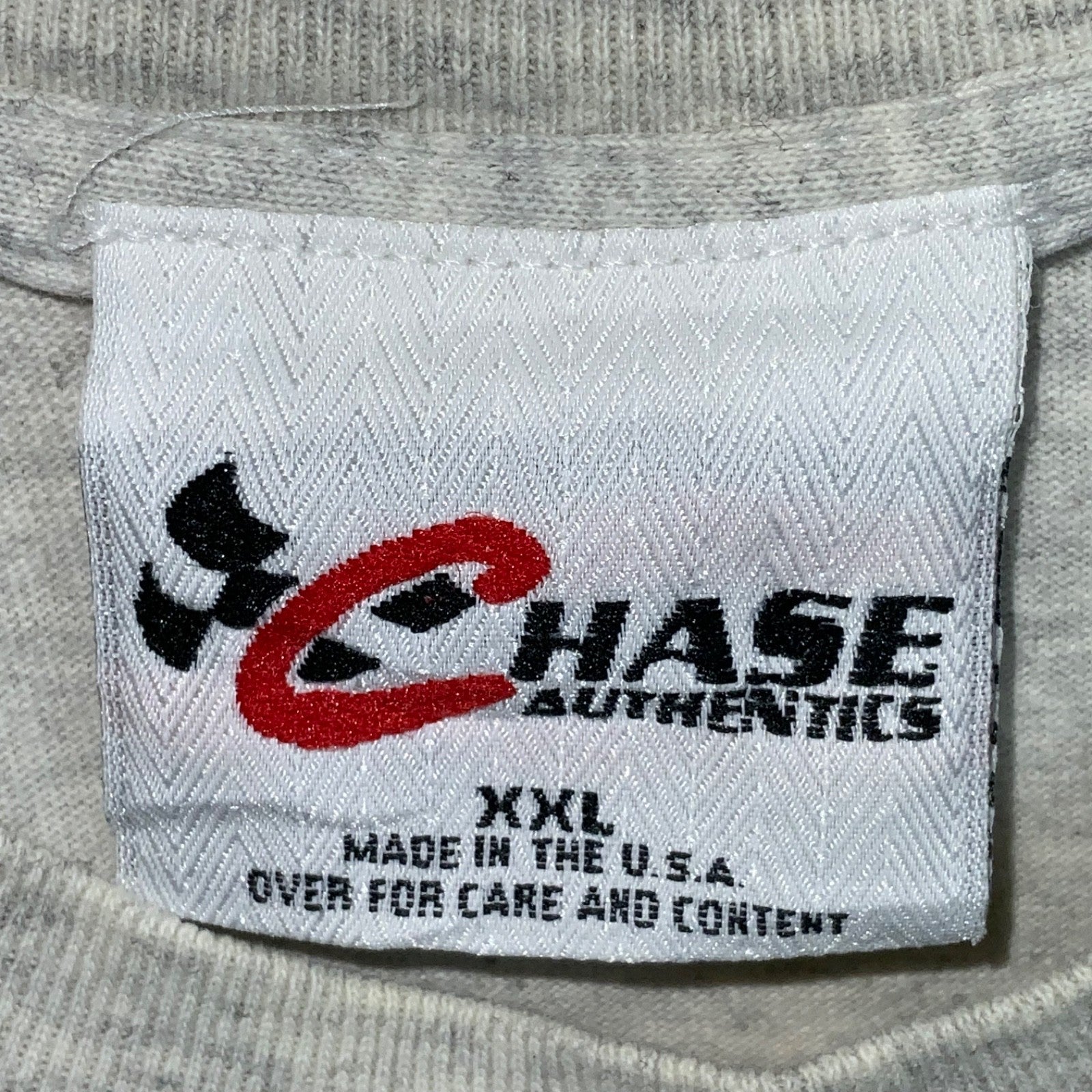 Vintage Nascar Chase T-Shirt 2XL Gray Made Usa Dale Earnhardt On The Prowl 90s