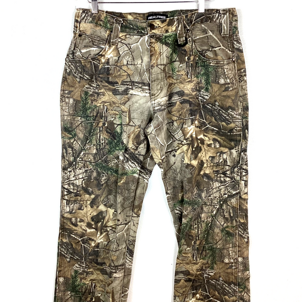 RealTree Camouflage Denim Jean Size 36X34 Multicolor