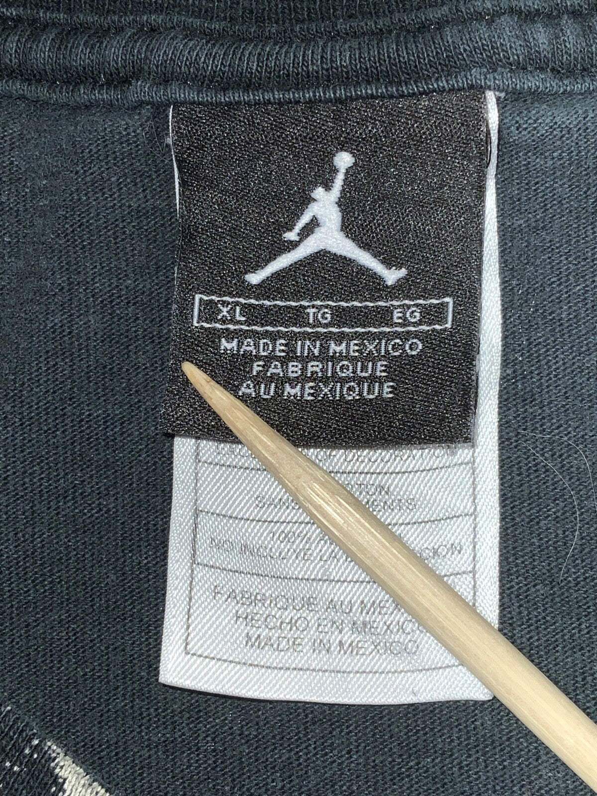 Y2K Air Jordan T-Shirt Size XL Black Nba Michael Jordan All Over Print