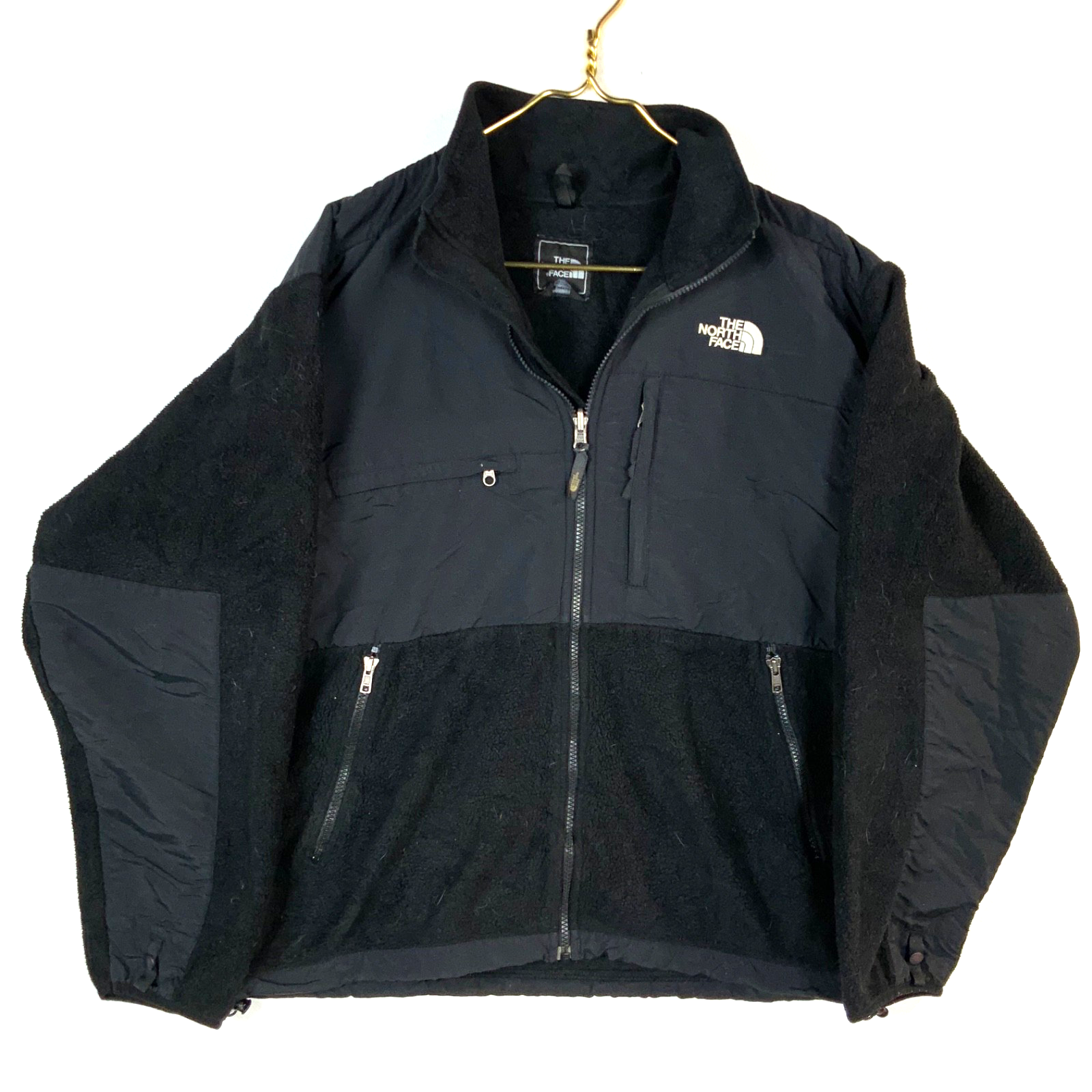 The North Face Denali Fleece Sweater Jacket Medium Black Full Zip Polartec