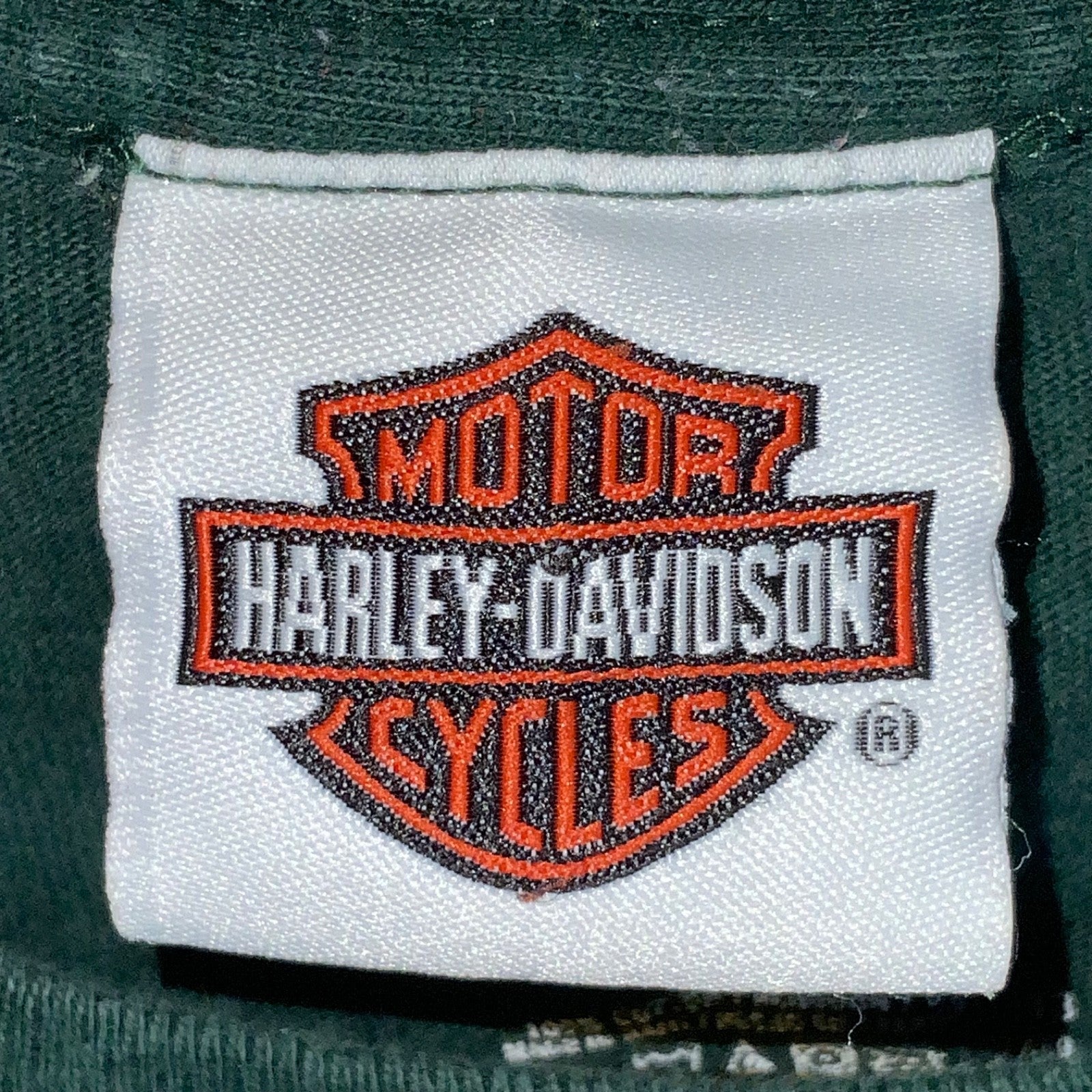 Harley Davidson T-Shirt XL Cheeseheads Green Bay Wisconsin Double Sided