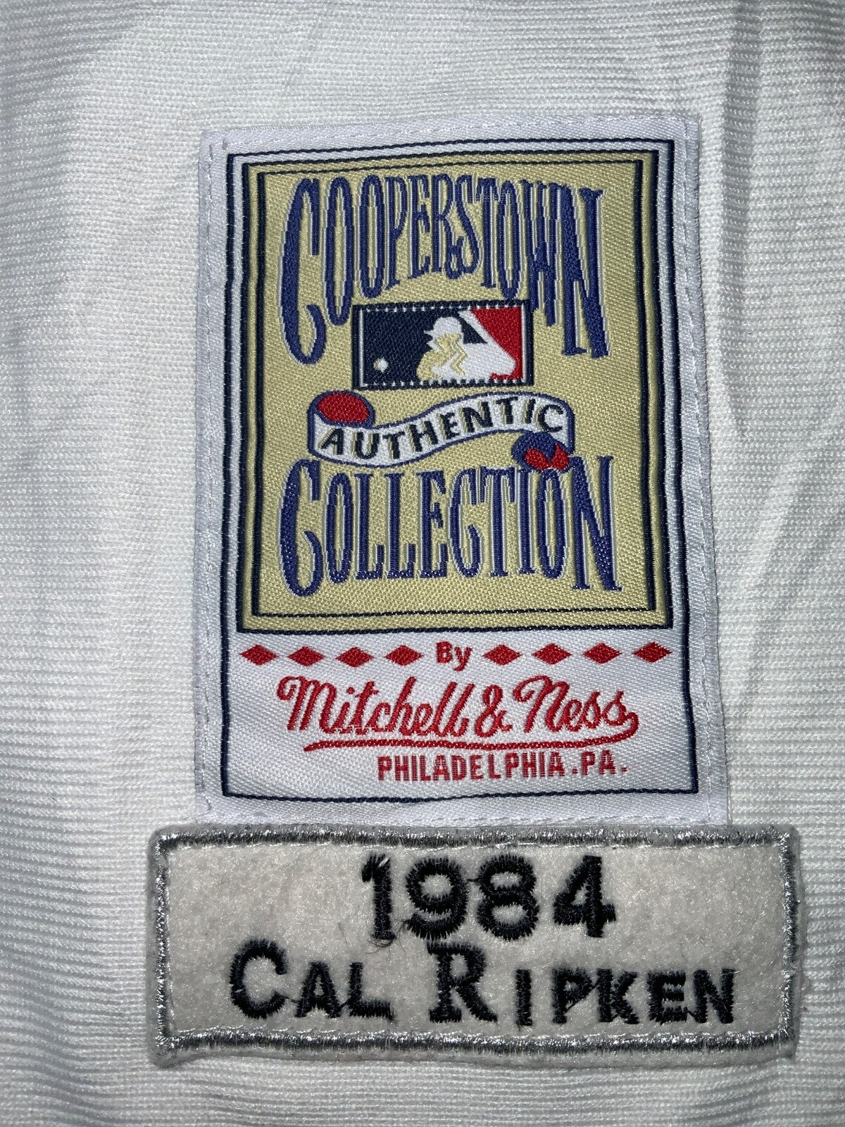 Baltimore Orioles Mitchell & Ness Jersey Large Cal Ripken Mlb Cooperstown 1984