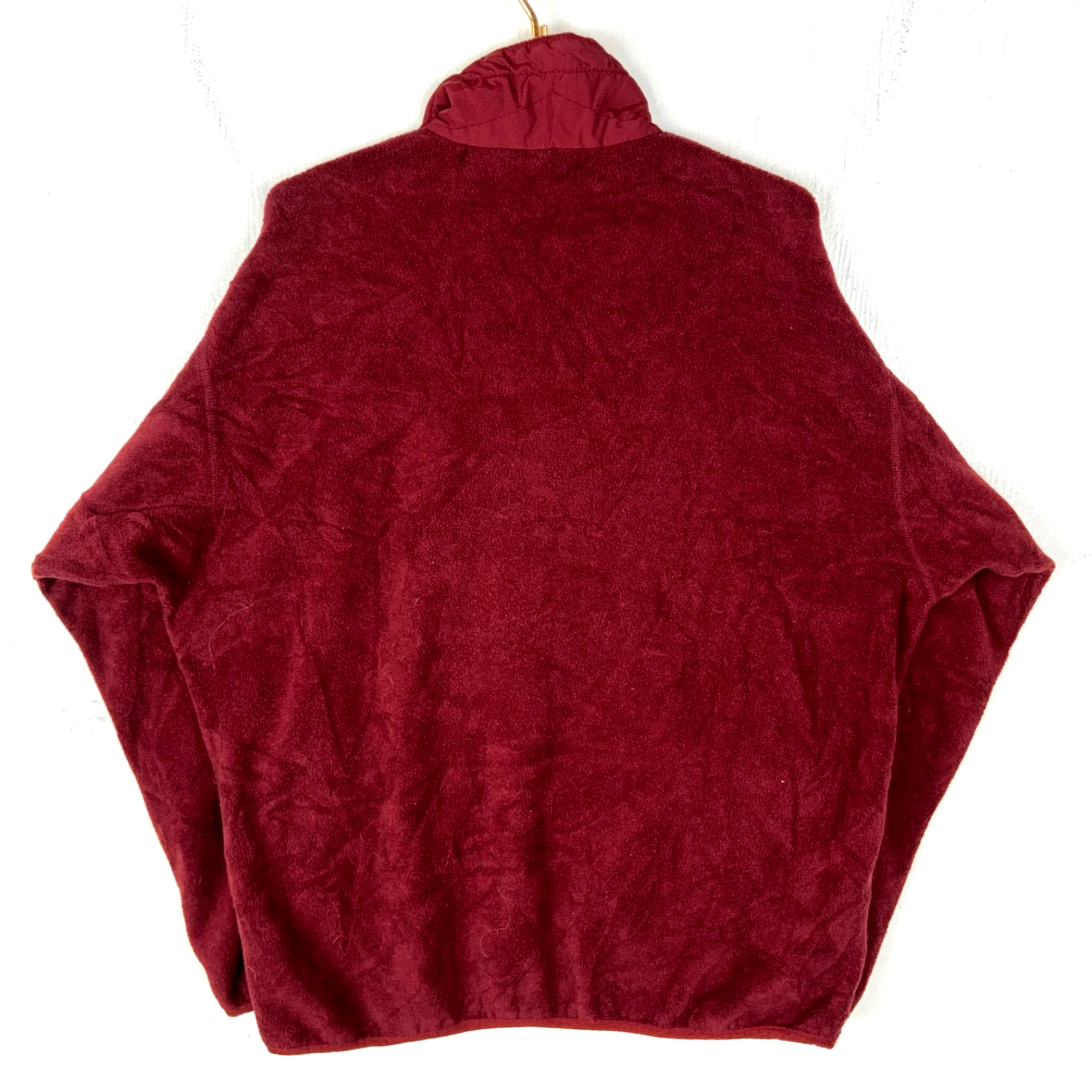 Vintage Patagonia Synchilla Fleece Sweater Jacket XL Red Full Zip Made Usa 90s