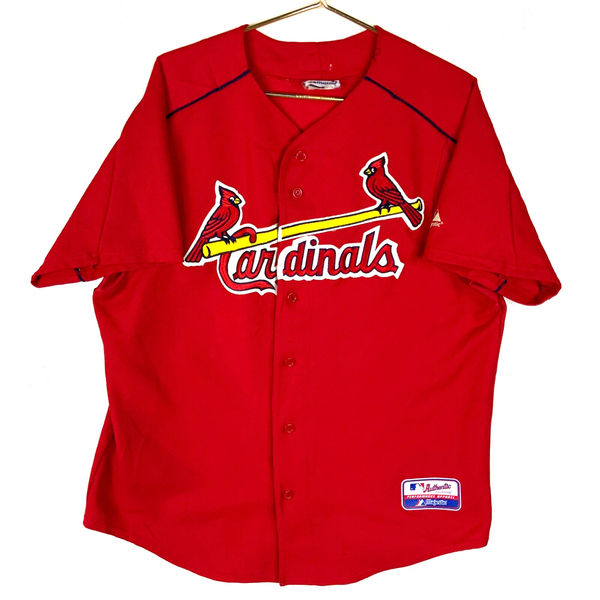Vintage St. Louis Cardinals Majestic Jersey XL Red Made In Usa Mlb Authentic 90s