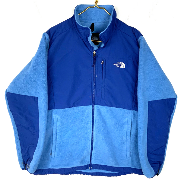 The North Face Denali Fleece Sweater Jacket XL Blue Full Zip Polartec Recycled