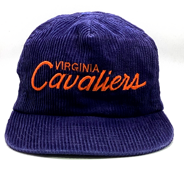 Vintage Virginia Cavaliers Sports Specialties Script Corduroy Hat Cap Ncaa